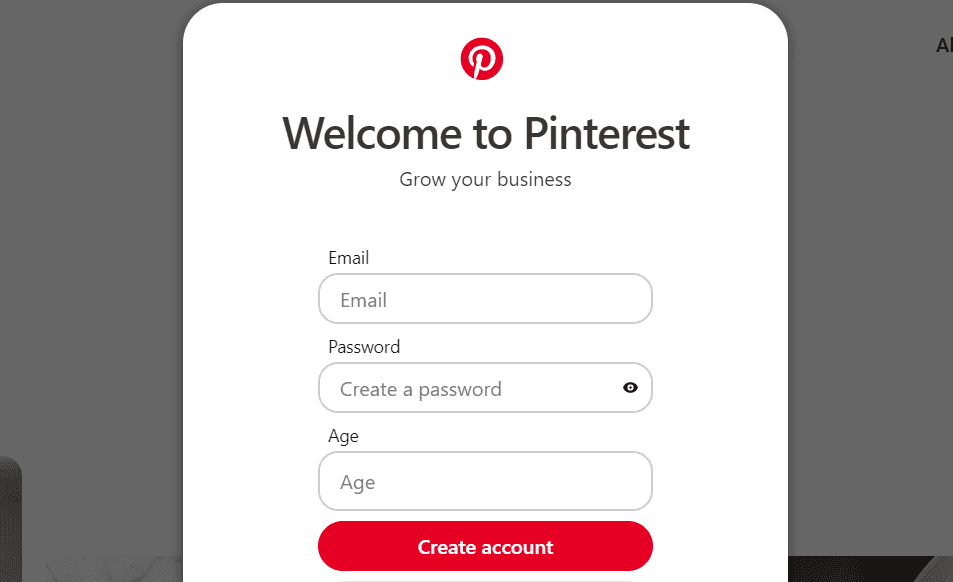 Welcome to pinterest