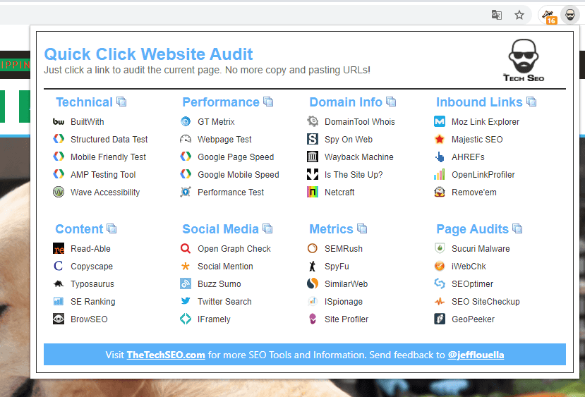 Quick Click Website Audit