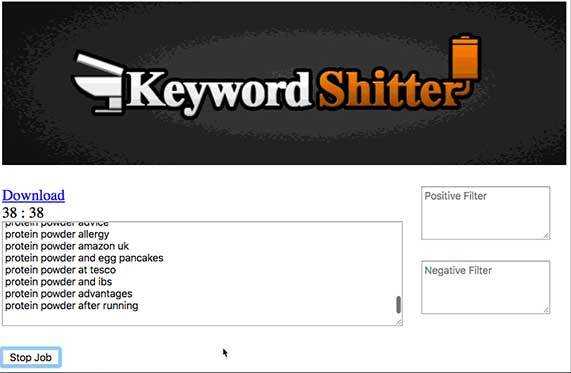 Keyword shitter