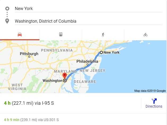 Google Answers Distance