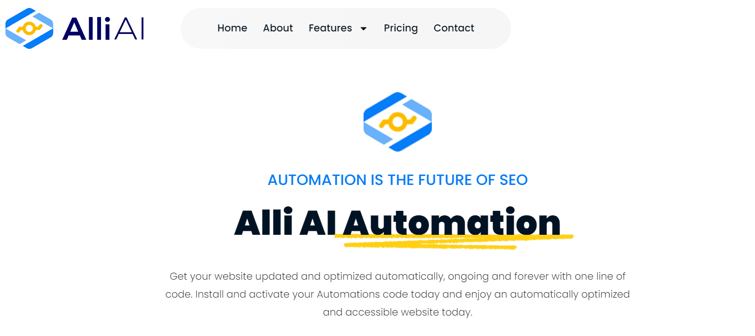 Alli AI SEO tool