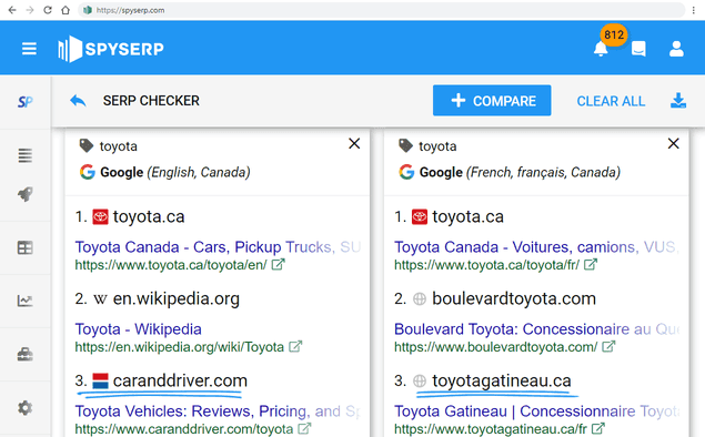 Use SERP Checker To Compare Results Between User Languages