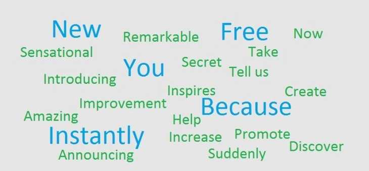Power Words For Blogs 768X357