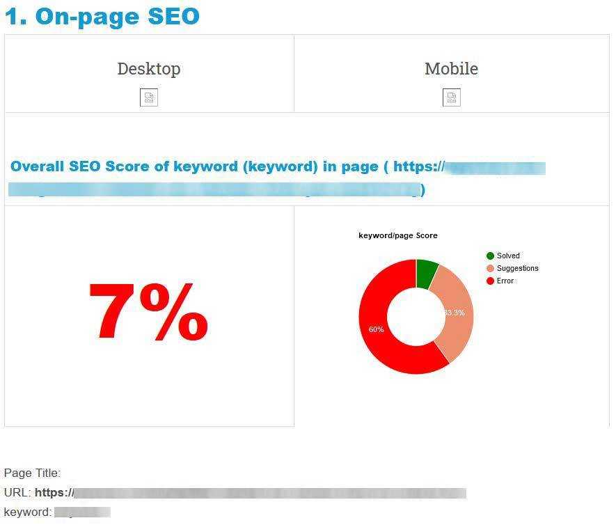 Website Seo Checker