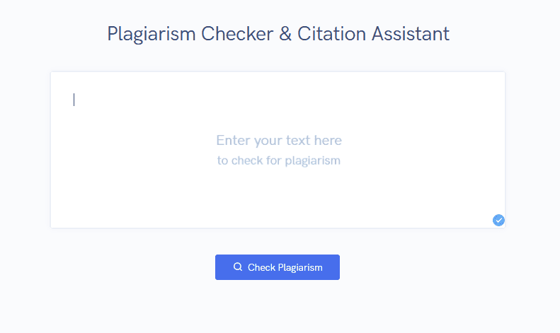 Plagiarism Checker Situation Assistent