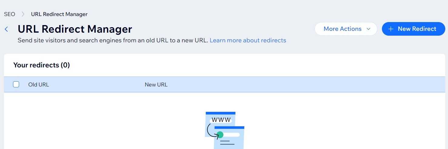 Url redirect manager